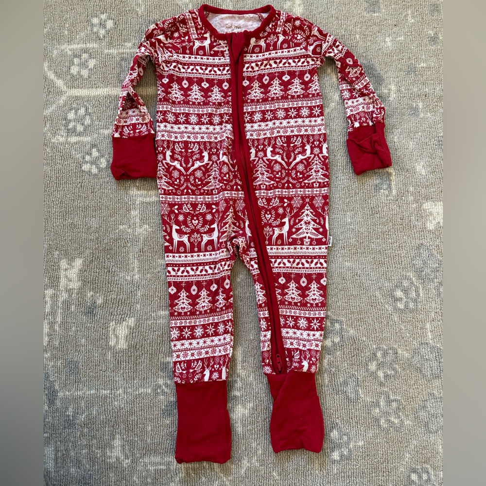 Little Sleepies Christmas footie